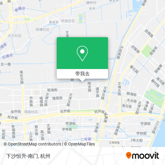 下沙恒升-南门地图