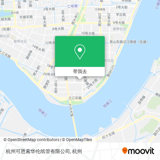 杭州可恩索华伦纸管有限公司地图