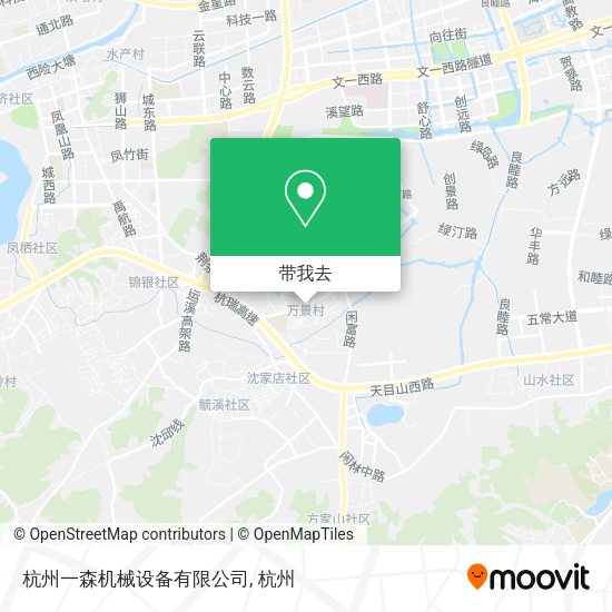 杭州一森机械设备有限公司地图