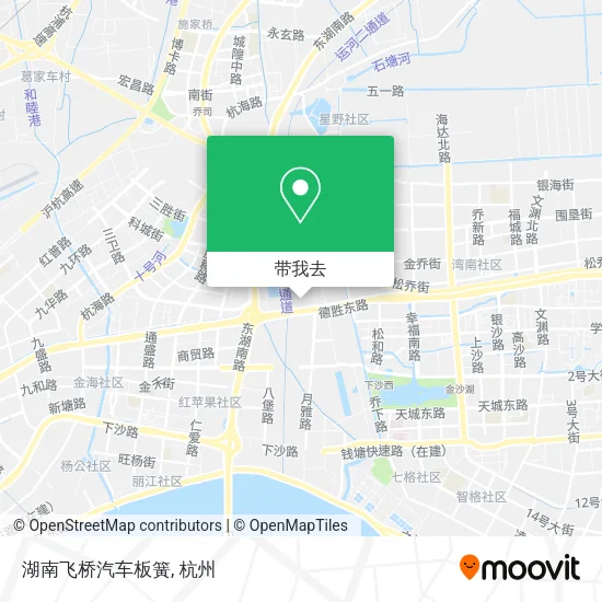 湖南飞桥汽车板簧地图