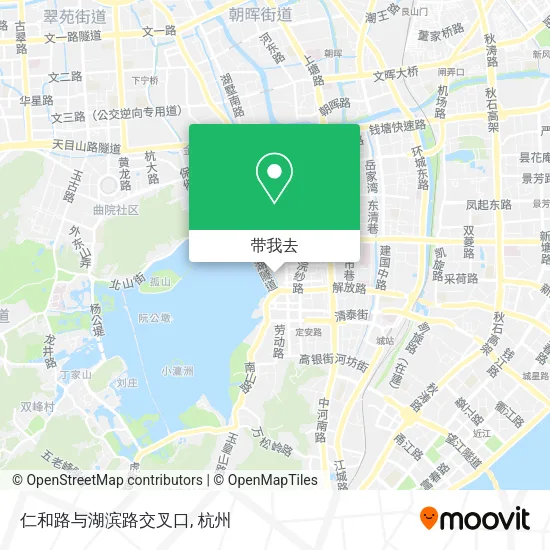 仁和路与湖滨路交叉口地图