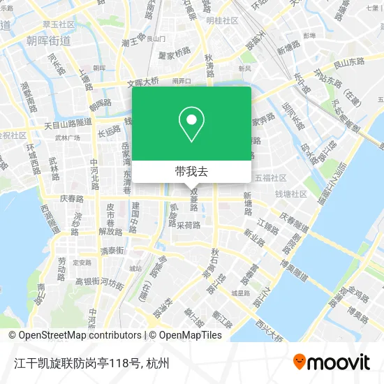 江干凯旋联防岗亭118号地图