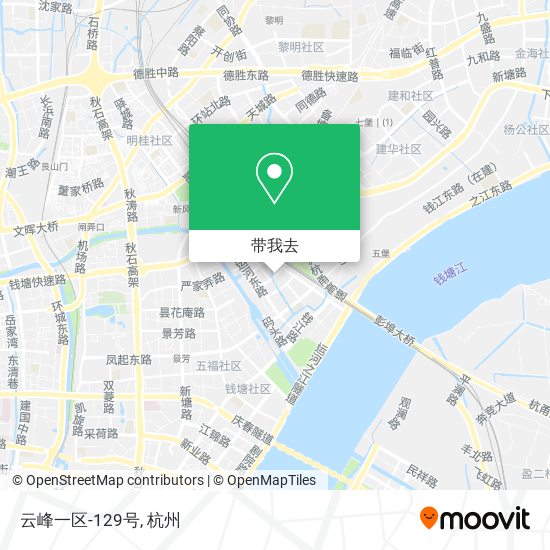 云峰一区-129号地图