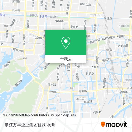 浙江万丰企业集团鞋城地图