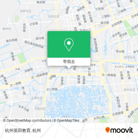 杭州英田教育地图