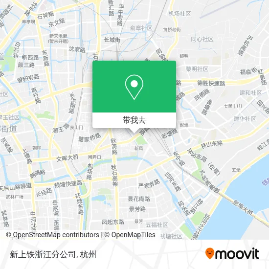 新上铁浙江分公司地图