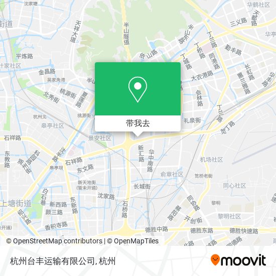 杭州台丰运输有限公司地图
