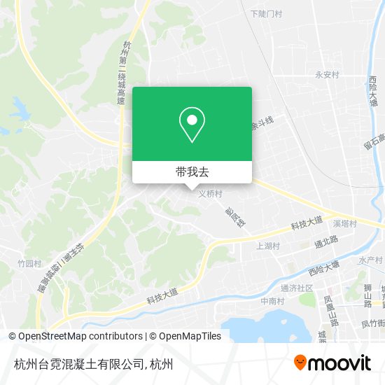杭州台霓混凝土有限公司地图