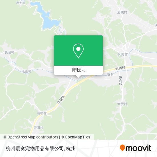 杭州暖窝宠物用品有限公司地图