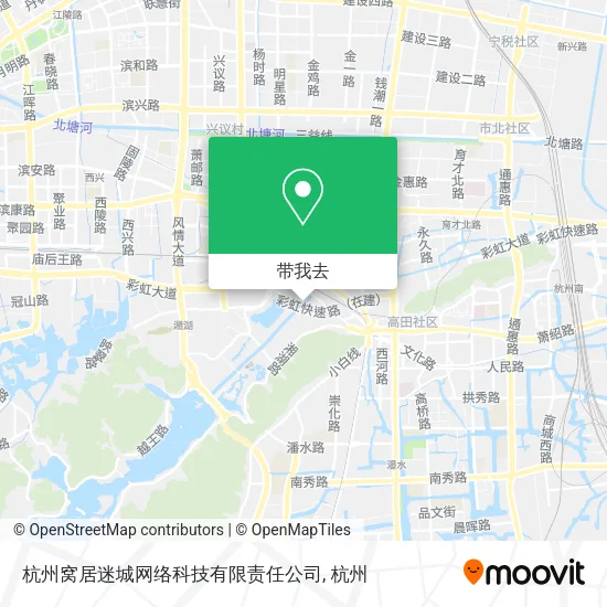 杭州窝居迷城网络科技有限责任公司地图