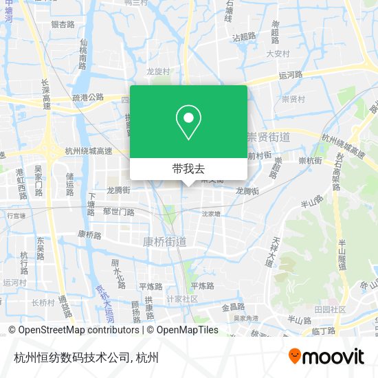 杭州恒纺数码技术公司地图