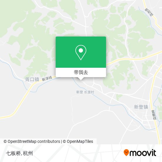 七板桥地图
