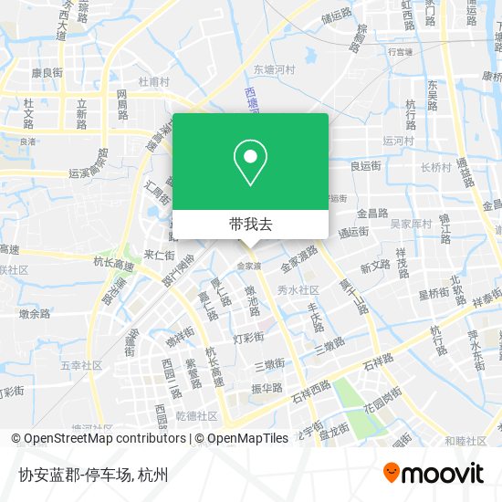 协安蓝郡-停车场地图