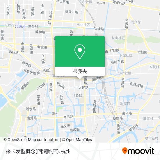 徕卡发型概念(回澜路店)地图