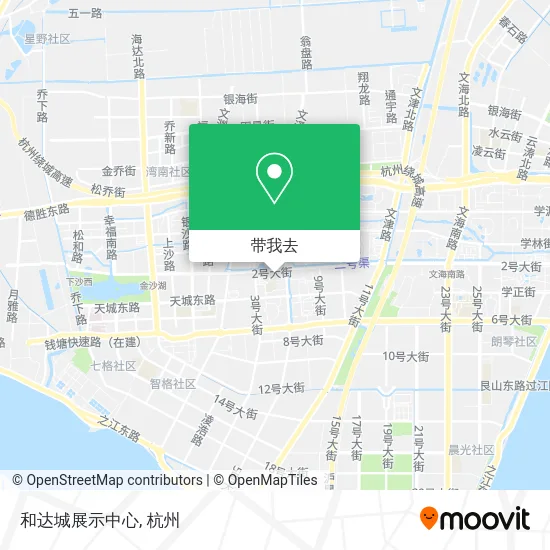 和达城展示中心地图