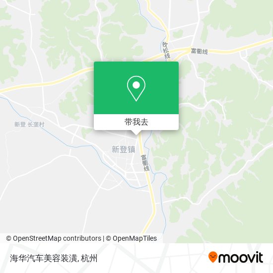 海华汽车美容装潢地图