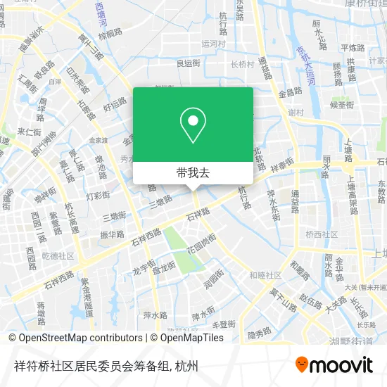 祥符桥社区居民委员会筹备组地图