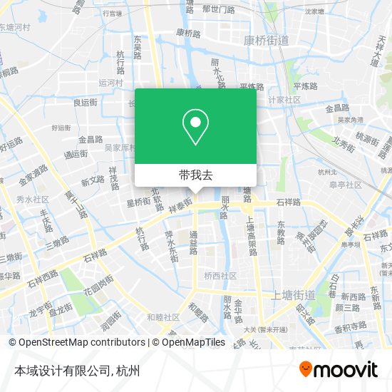 本域设计有限公司地图