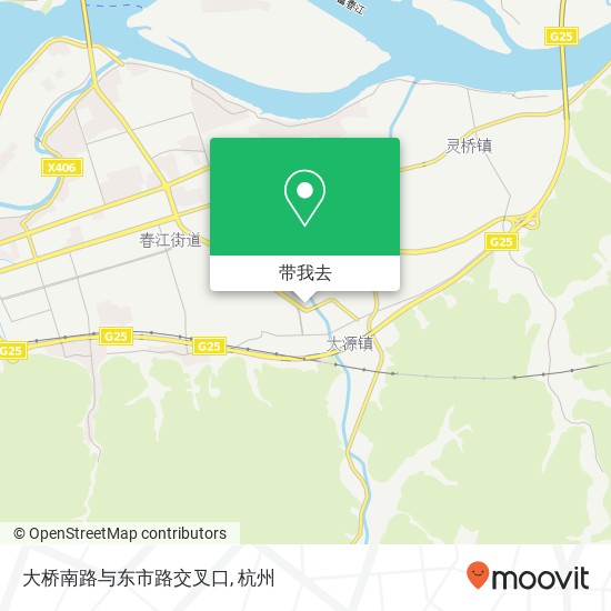 大桥南路与东市路交叉口地图