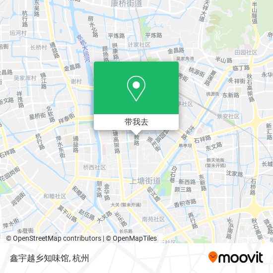 鑫宇越乡知味馆地图