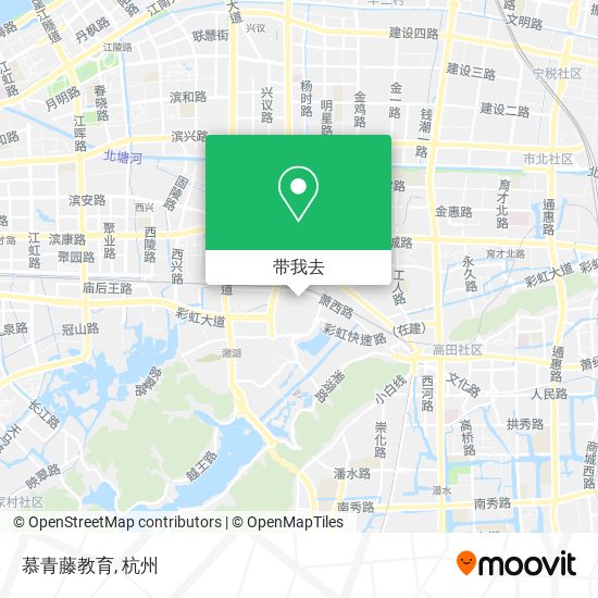 慕青藤教育地图