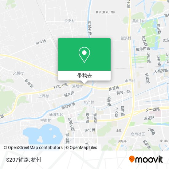 S207辅路地图