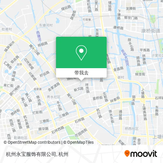 杭州永宝服饰有限公司地图