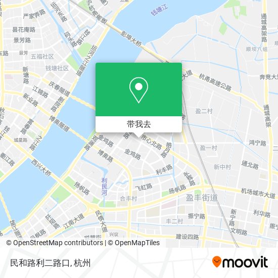 民和路利二路口地图
