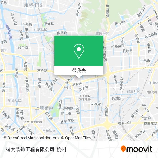 褚梵装饰工程有限公司地图