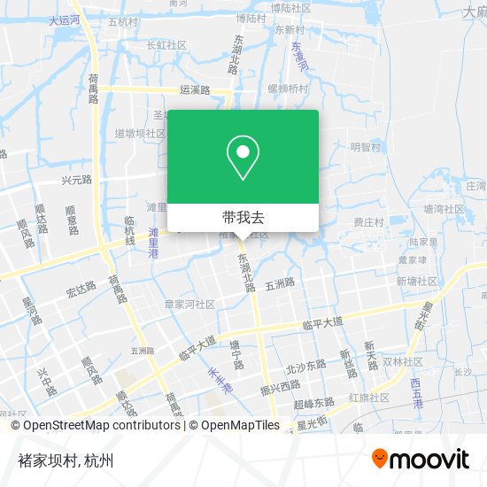 褚家坝村地图