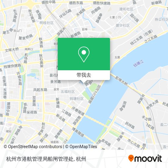 杭州市港航管理局船闸管理处地图