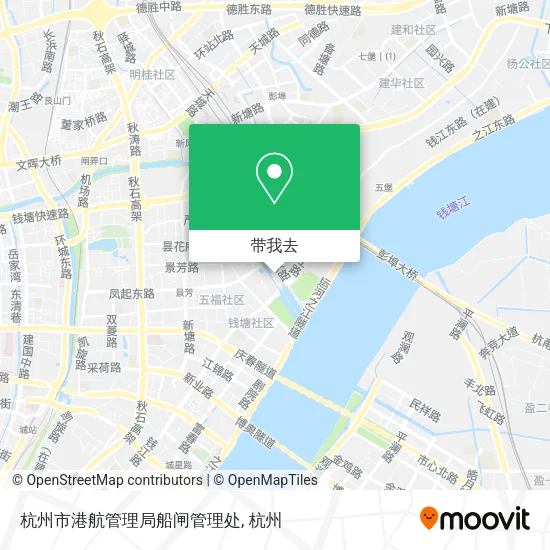 杭州市港航管理局船闸管理处地图