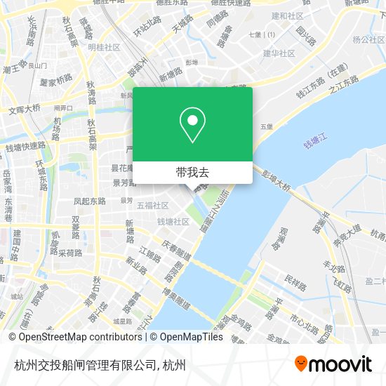 杭州交投船闸管理有限公司地图