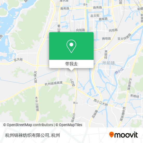 杭州锦禄纺织有限公司地图