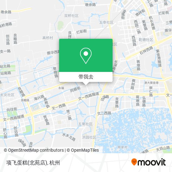 项飞蛋糕(北苑店)地图
