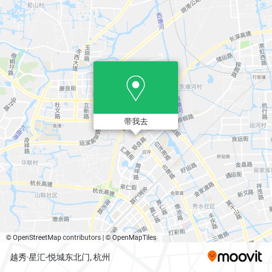 越秀·星汇-悦城东北门地图
