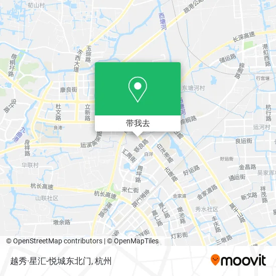 越秀·星汇-悦城东北门地图