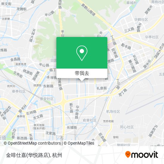 金啡仕嘉(华悦路店)地图