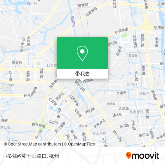 棕榈路莫干山路口地图