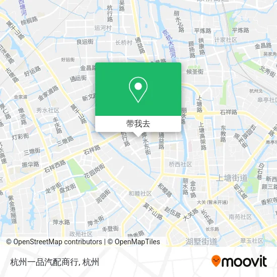杭州一品汽配商行地图