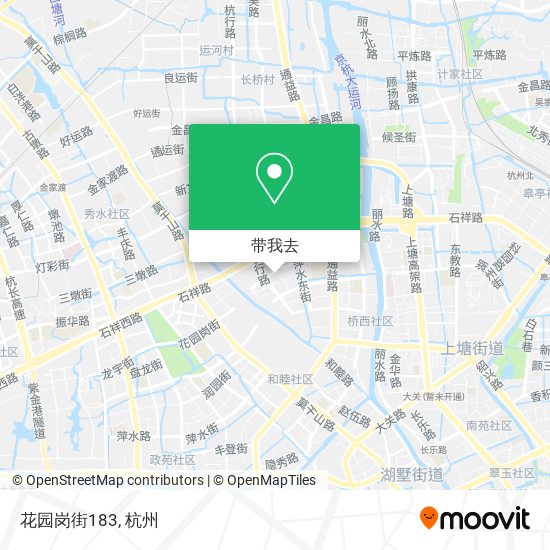 花园岗街183地图