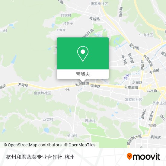 杭州和君蔬菜专业合作社地图