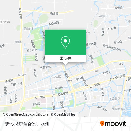 梦想小镇2号会议厅地图