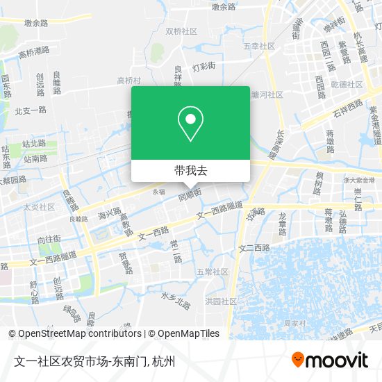 文一社区农贸市场-东南门地图