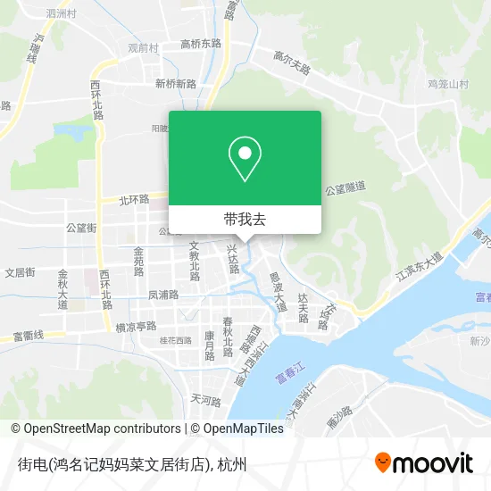 街电(鸿名记妈妈菜文居街店)地图