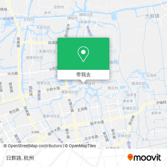 日辉路地图