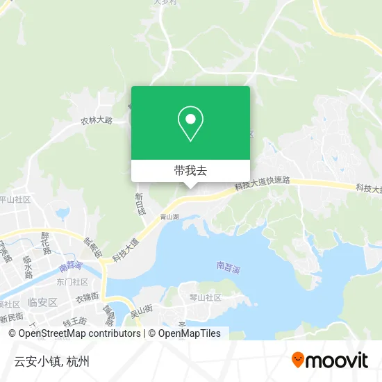 云安小镇地图