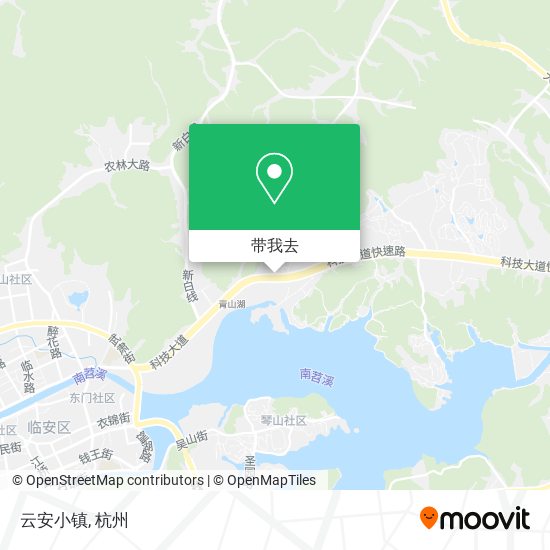 云安小镇地图