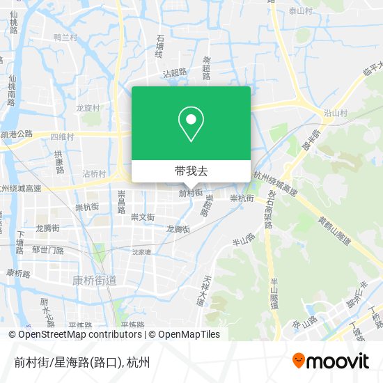 前村街/星海路(路口)地图