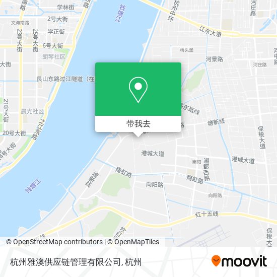 杭州雅澳供应链管理有限公司地图